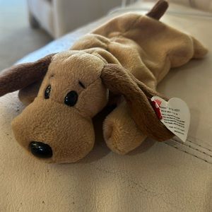 Ty beanie babies Bones the dog with tags